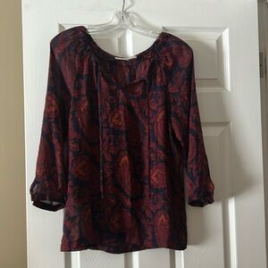 Loft sheer blouse
